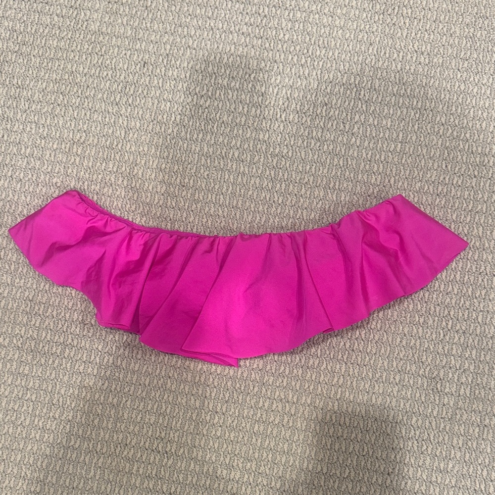 Trina Turk Fuchsia Pink Ruffled Kids Skirt